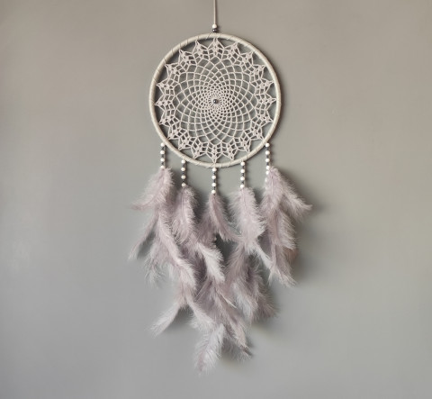 Lapač zlých snů 24 x 65 cm indián indiánský nad postel strážce boho dream lapač dreamcatcher lapač snů do ložnice 