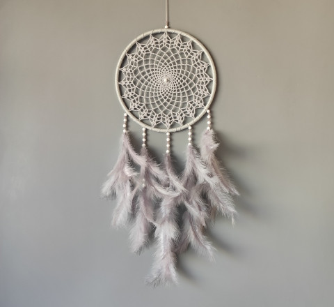 Lapač zlých snů 24 x 65 cm indián indiánský nad postel strážce boho dream lapač dreamcatcher lapač snů do ložnice 