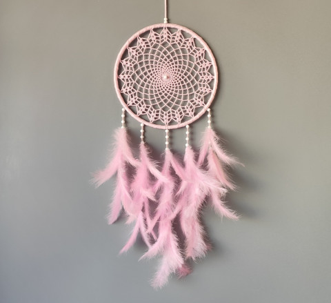 Lapač zlých snů 24 x 65 cm indián indiánský nad postel strážce boho dream lapač dreamcatcher lapač snů do ložnice 