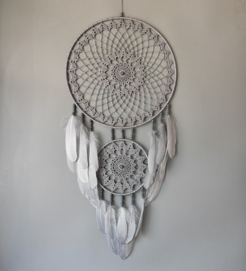 Lapač zlých snů 40 x 95 cm indián indiánský nad postel strážce boho dream lapač dreamcatcher lapač snů do ložnice 