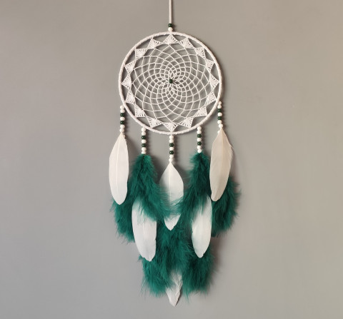 Lapač zlých snů 18 x 55 cm indián indiánský nad postel strážce boho dream lapač dreamcatcher lapač snů do ložnice 