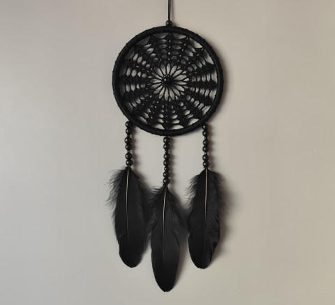 Lapač zlých snů 15 x 40 cm indián indiánský nad postel strážce boho dream lapač dreamcatcher lapač snů do ložnice 