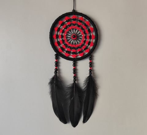 Lapač zlých snů 15 x 40 cm indián indiánský nad postel strážce boho dream lapač dreamcatcher lapač snů do ložnice 