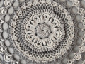 Mandala Šedá - průměr 40 cm