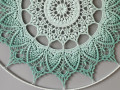 Mandala Zelená hvězda - 60 cm