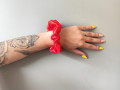 Dárková sada pink - 6 scrunchies