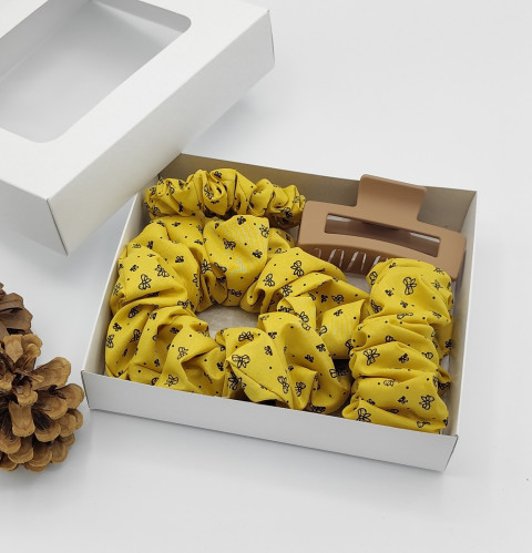 Scrunchie - dárkový box XXVI. spona sponka sponky do vlasů spony scrunchies scrunchie  Scrunchie - dárkový box XXVI. spona sponka sponky do vlasů spony scrunchies scrunchie