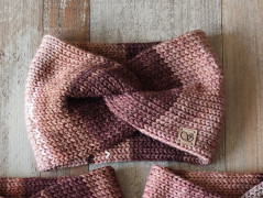 Pletená čelenka č.1