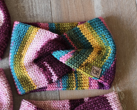 Pletená čelenka č.25 zima podzim pletené čelenka pletená čelenky na zimu na podzim 