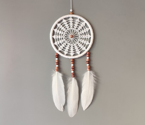 Lapač snů 15 x 40 cm indián indiánský nad postel strážce boho dream lapač dreamcatcher lapač snů do ložnice 