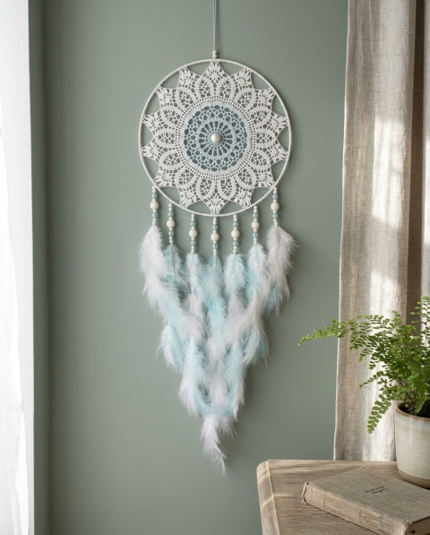 Lapač zlých snů 30 x 90 cm indián indiánský nad postel strážce boho dream lapač dreamcatcher lapač snů do ložnice 