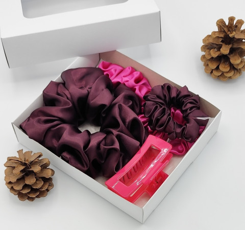 Scrunchie - dárkový box XIV. spona sponka sponky do vlasů spony scrunchies scrunchie 