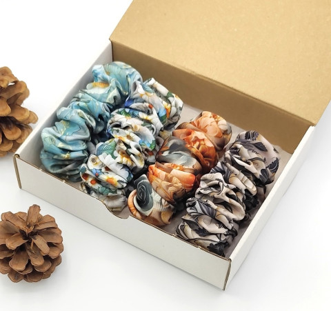 Jarní kolekce 4. - 4 ks spona sponka sponky do vlasů spony scrunchies scrunchie 