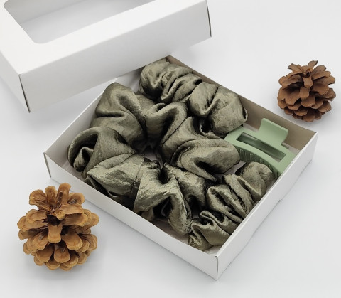 Scrunchie - dárkový box XXXV. spona sponka sponky do vlasů spony scrunchies scrunchie 