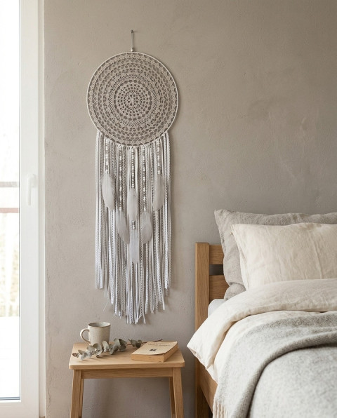 Lapač zlých snů 40 x 120 cm indián indiánský nad postel strážce boho dream lapač dreamcatcher lapač snů do ložnice 