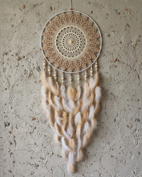 Lapač zlých snů 40 x 115 cm indián indiánský nad postel strážce boho dream lapač dreamcatcher lapač snů do ložnice 
