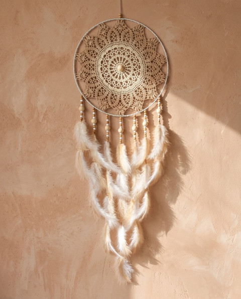 Lapač zlých snů 30 x 90 cm indián indiánský nad postel strážce boho dream lapač dreamcatcher lapač snů do ložnice 