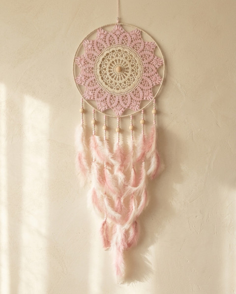 Lapač zlých snů 30 x 90 cm indián indiánský nad postel strážce boho dream lapač dreamcatcher lapač snů do ložnice 