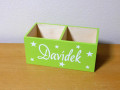 Dřevěný pastelkovník se jménem