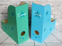 Dřevěná pokladnička se jménem