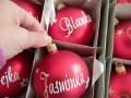 Personalizovaná vánoční baňka jméno