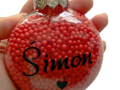 Dřevěná pokladnička Na motorku