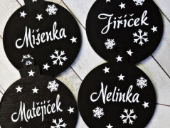 Dřevěná pokladnička Na motorku