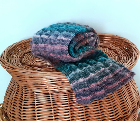 Šála SIERRA/vlna/ pletený krk teplo omotat teloučko 