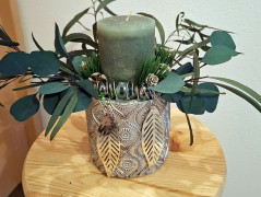 konvička v modrém kabátku..