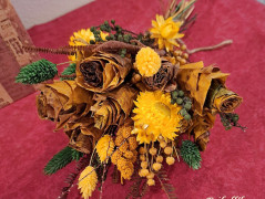 konvička v modrém kabátku..