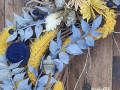 žlutomodrý věnec sušinový..