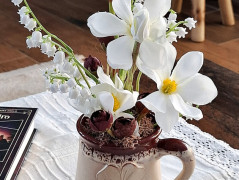 jarní věnec na dveře..