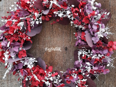 jarní věnec na dveře..