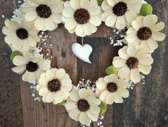 jarní věnec na dveře..