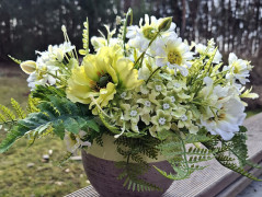 jarní věnec na dveře..