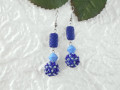 Náušnice modré