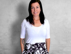 Dámská semišová bunda Hořčice