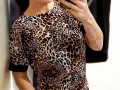 Dámské triko leopard L/XL