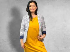 Dětské šaty květiny 104