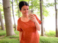 Dámské šaty mušelin puntík
