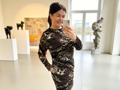 Dámská semišová bunda Hořčice