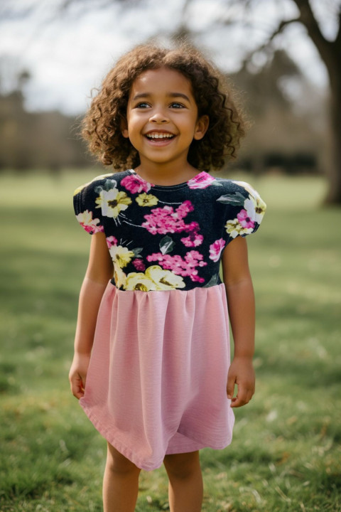 Dětské šaty květiny 116  Dětské šaty květiny 116