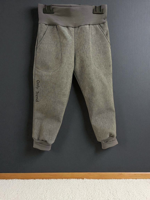 Dětské softshell kalhoty melír 98 dětské kalhoty bavlněné tepláky hořčicové baggy  Dětské softshell kalhoty melír 98 dětské kalhoty bavlněné tepláky hořčicové baggy