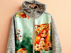 Dámská semišová bunda Hořčice