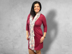 Dětské zelené šaty 152/158