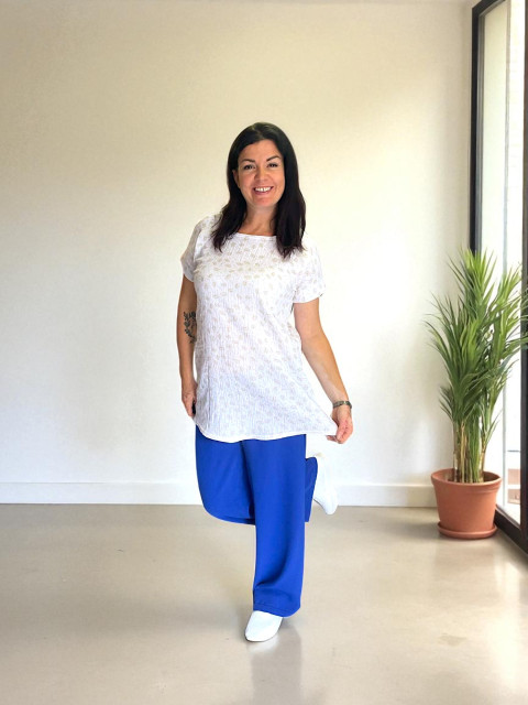 Dámská tunika Mušelin - S/M,M/L tunika halenka triko top černé tmavá 