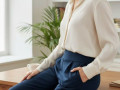 Kalhoty Sáry tm.modré S/M,L