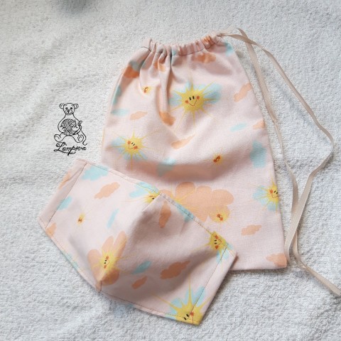 pytlík na cokoliv maska hygiena ručně šitá bacil rouška roušky ustenka 