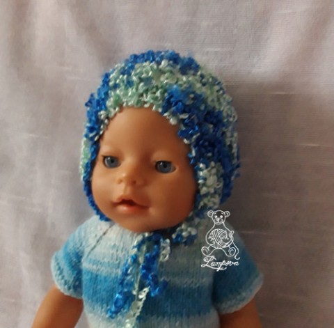 pro baby born čepička sleva dárek panenka čepice čepička hračka handmade baby born ruční práce sestřička 