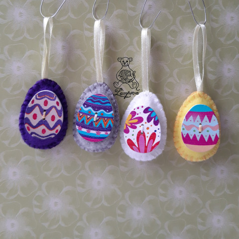 vajíčko dekorace šití ozdoba velikonoční filc vajíčko plst ruční práce velikonce 